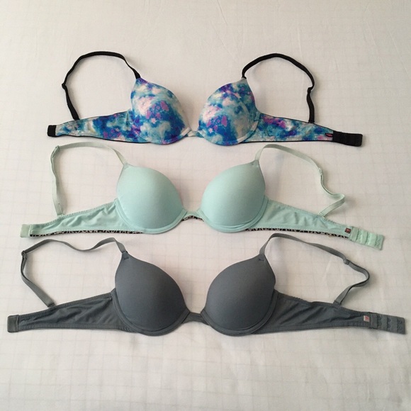 Turquoise/cheetah t-shirt bra PinkVictoriaSecret - Picture 3 of 4